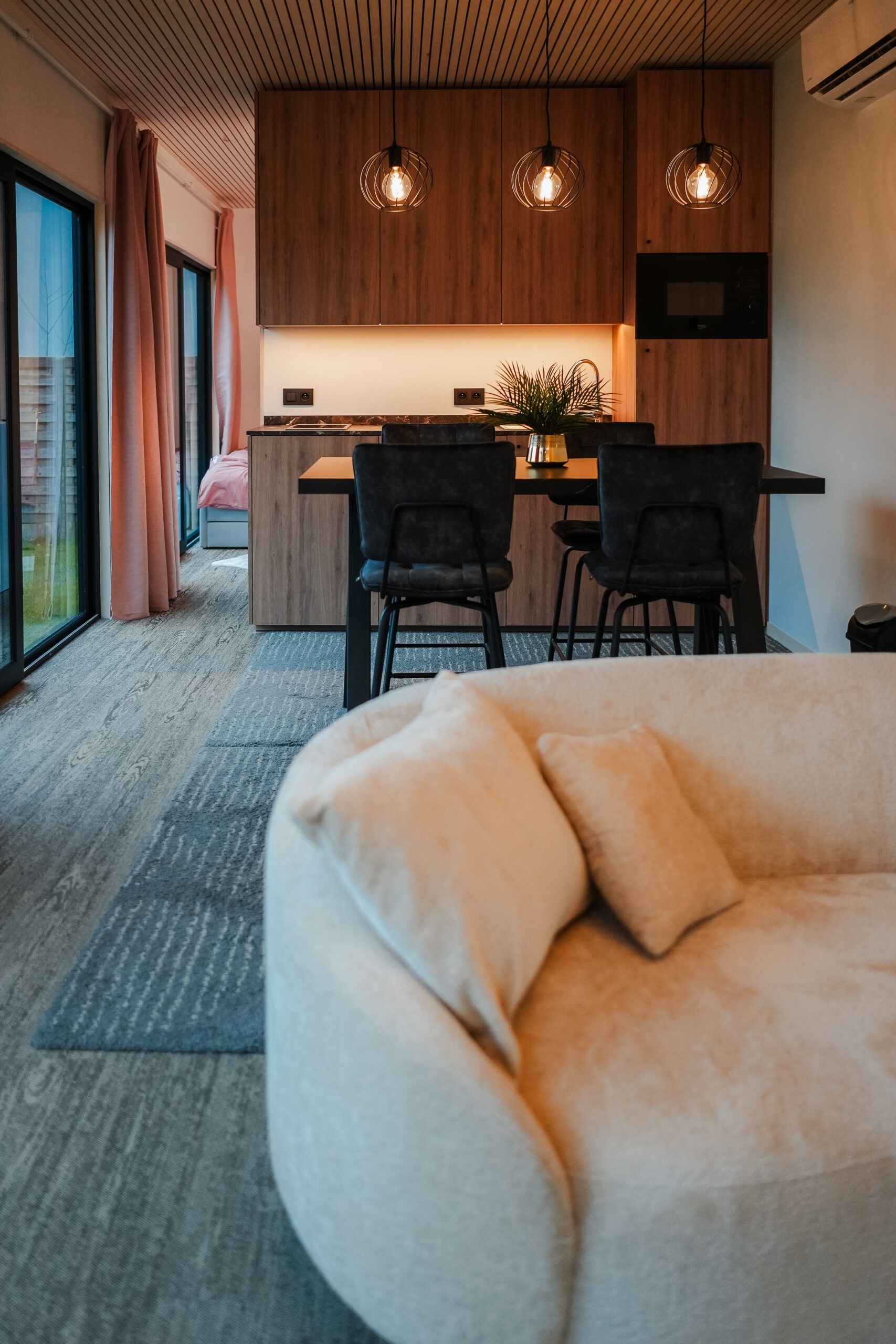 Foto van de binnenkant van een gerealiseerde woning op maat