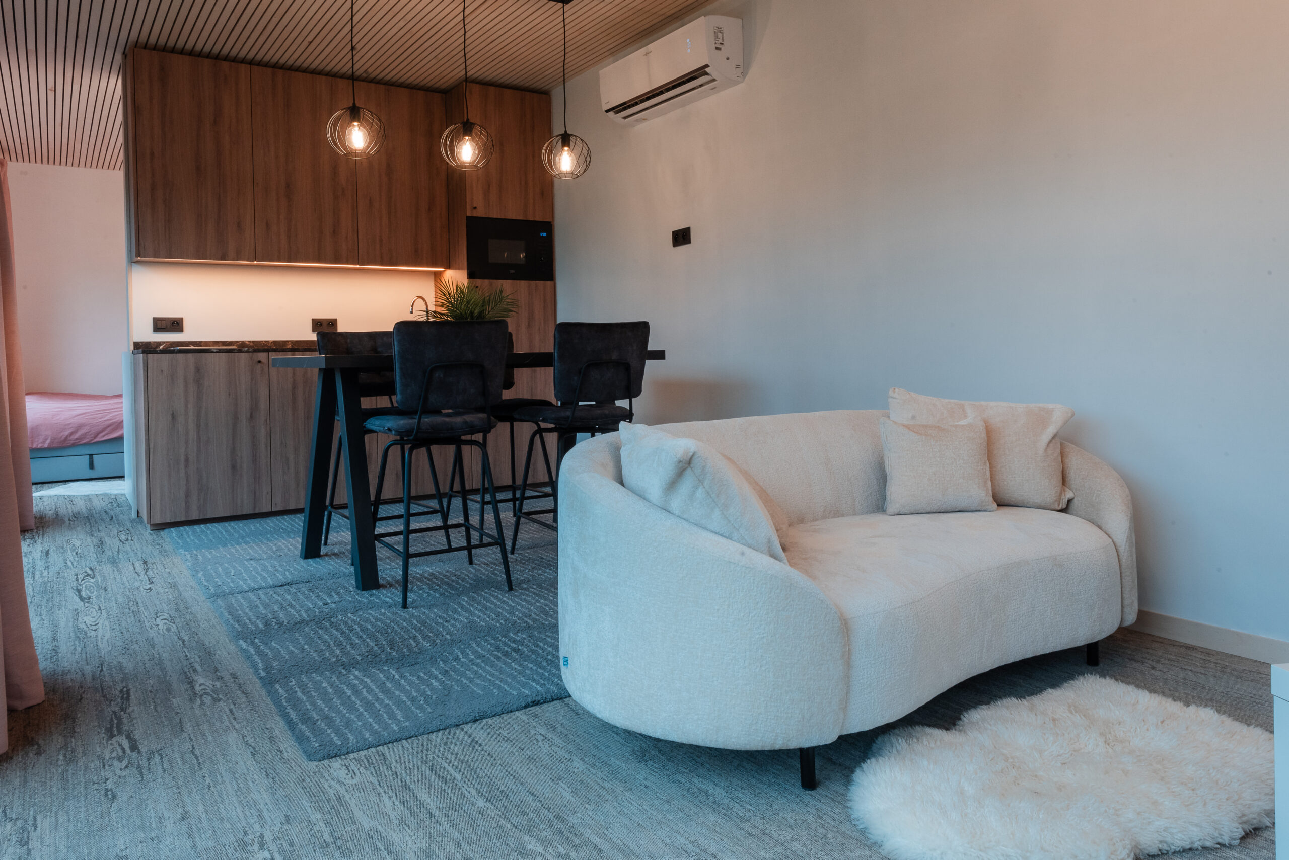 Foto van de binnenkant van een zorgwoning op maat